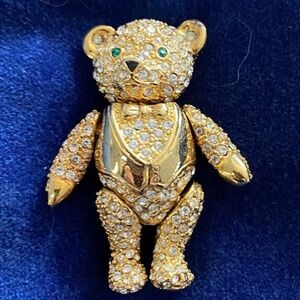 Vintage Joan Rivers Teddy Bear Pin Brooch